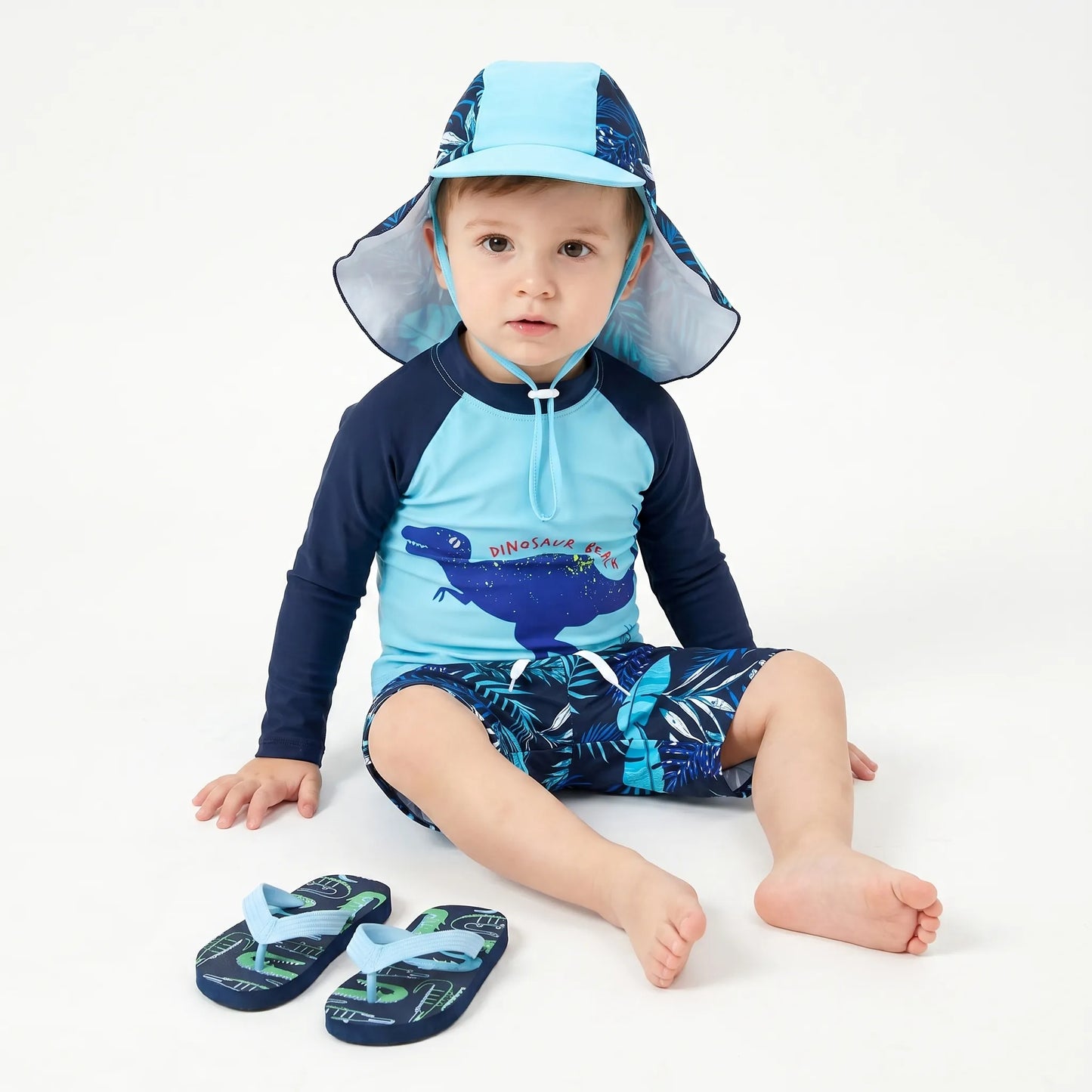Jungen-Badeset Mit Cartoon-Print - Aquakid