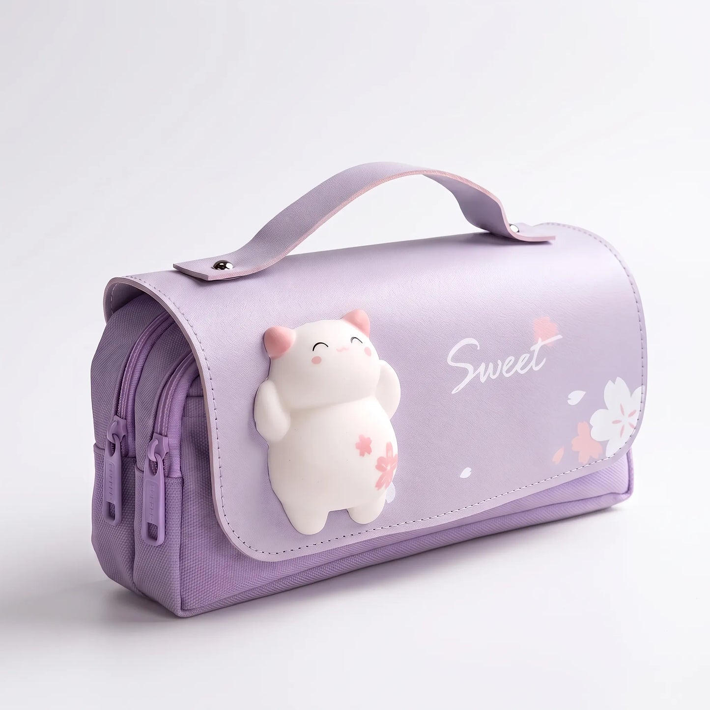 Kawaii Federmäppchen Mit Doppelreißverschluss - Fidgetfold