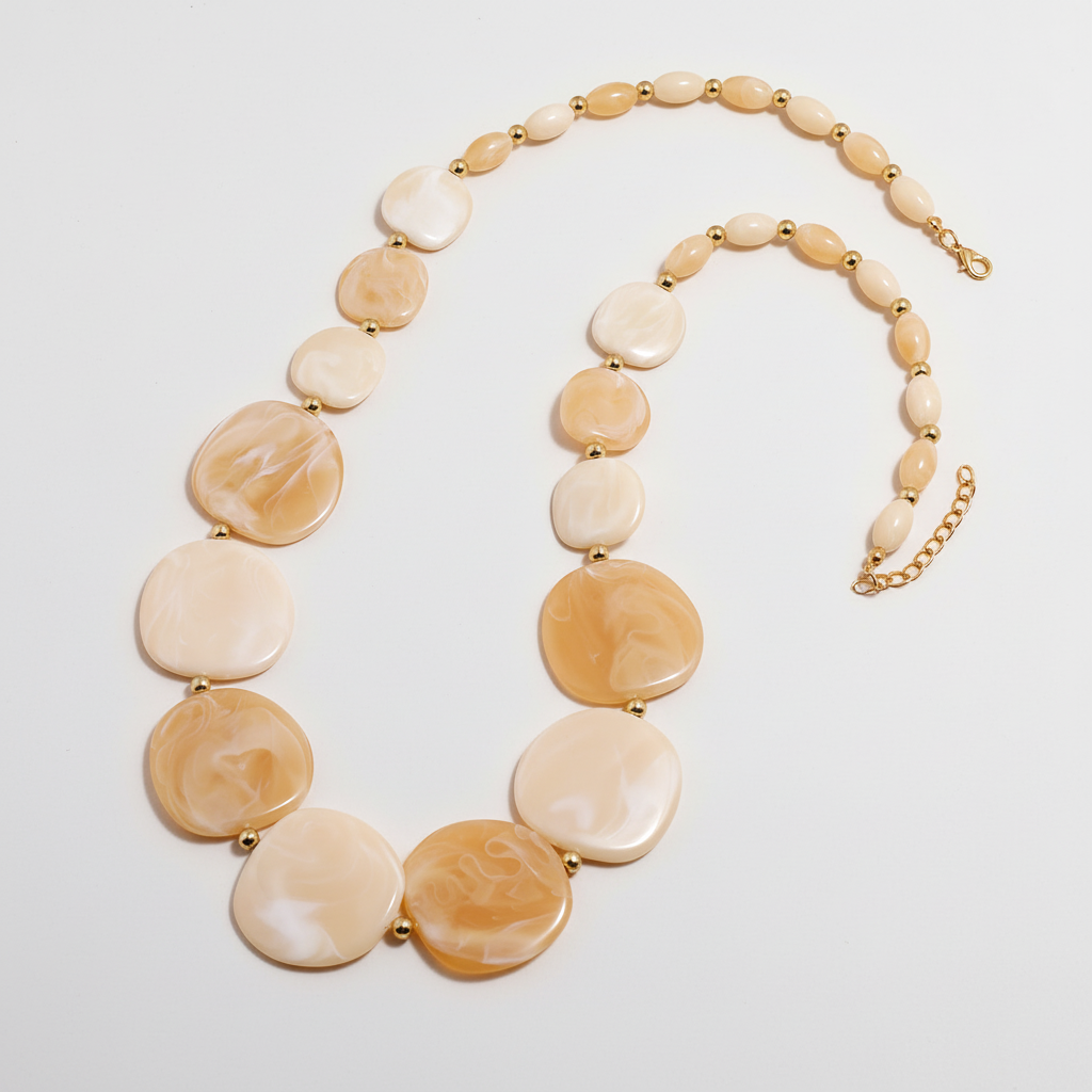 Kette Mit Holzperlen - WoodBead