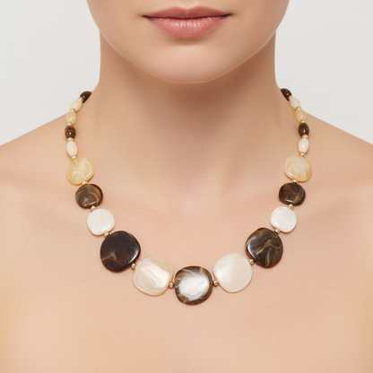 Kette Mit Holzperlen - WoodBead