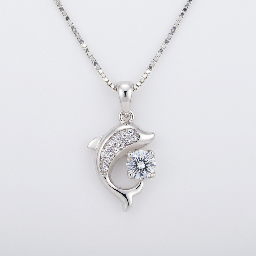Kettenanhänger Aus Sterlingsilber - LuckyDolphin