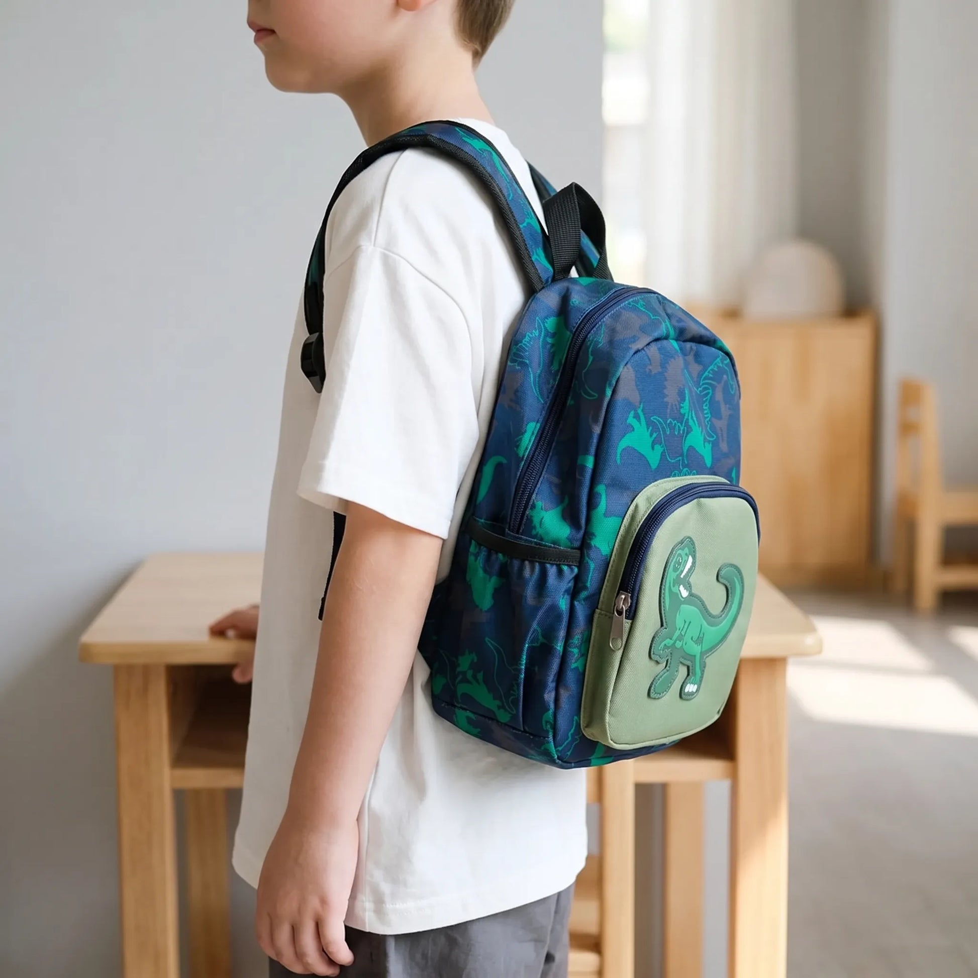 Kindergartenrucksack Dino Mit Cartoon-Print - Dinoro