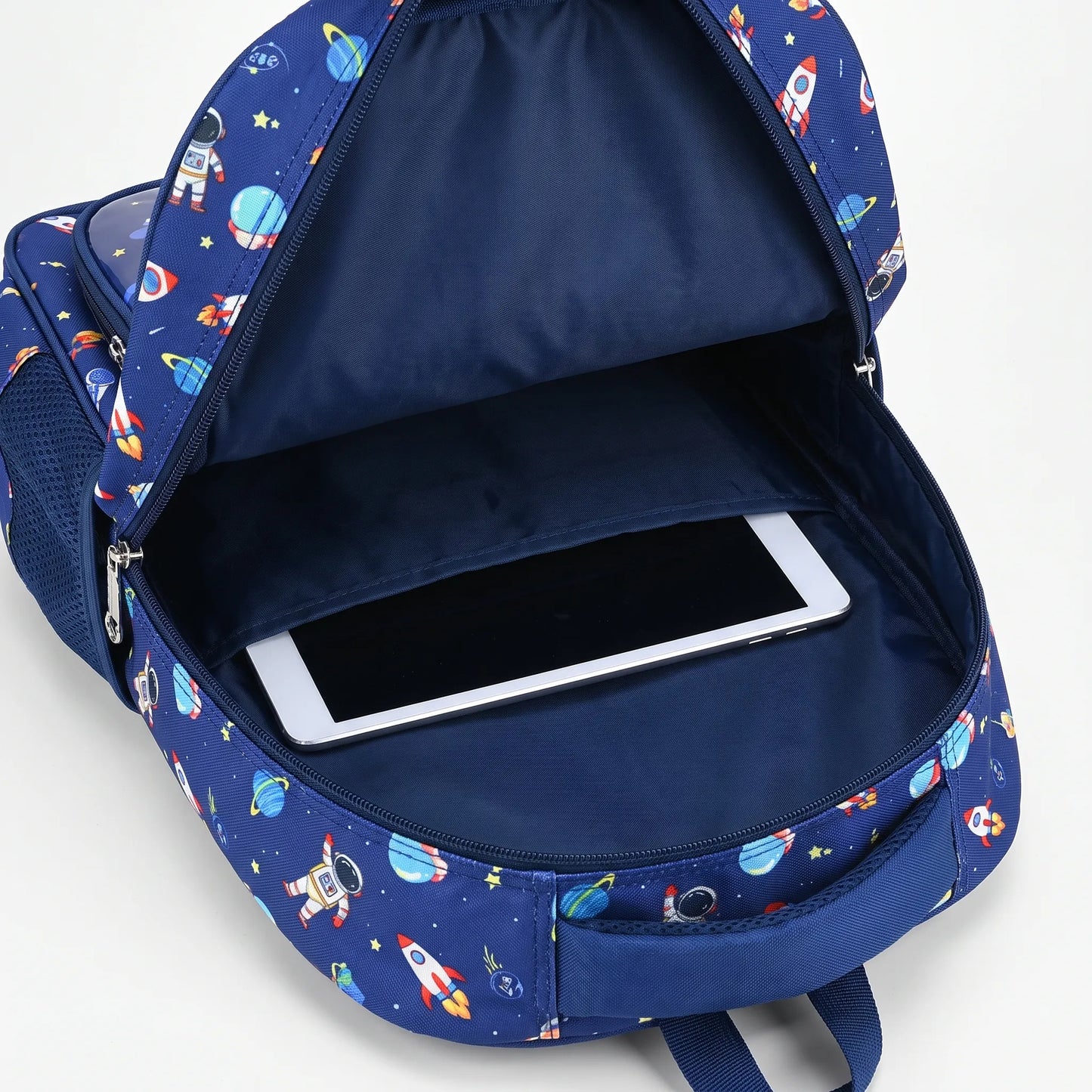 Kinderrucksack Mit 3D-Weltraum-Motiv - Zorvex