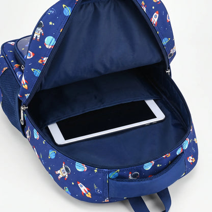 Kinderrucksack Mit 3D-Weltraum-Motiv - Zorvex