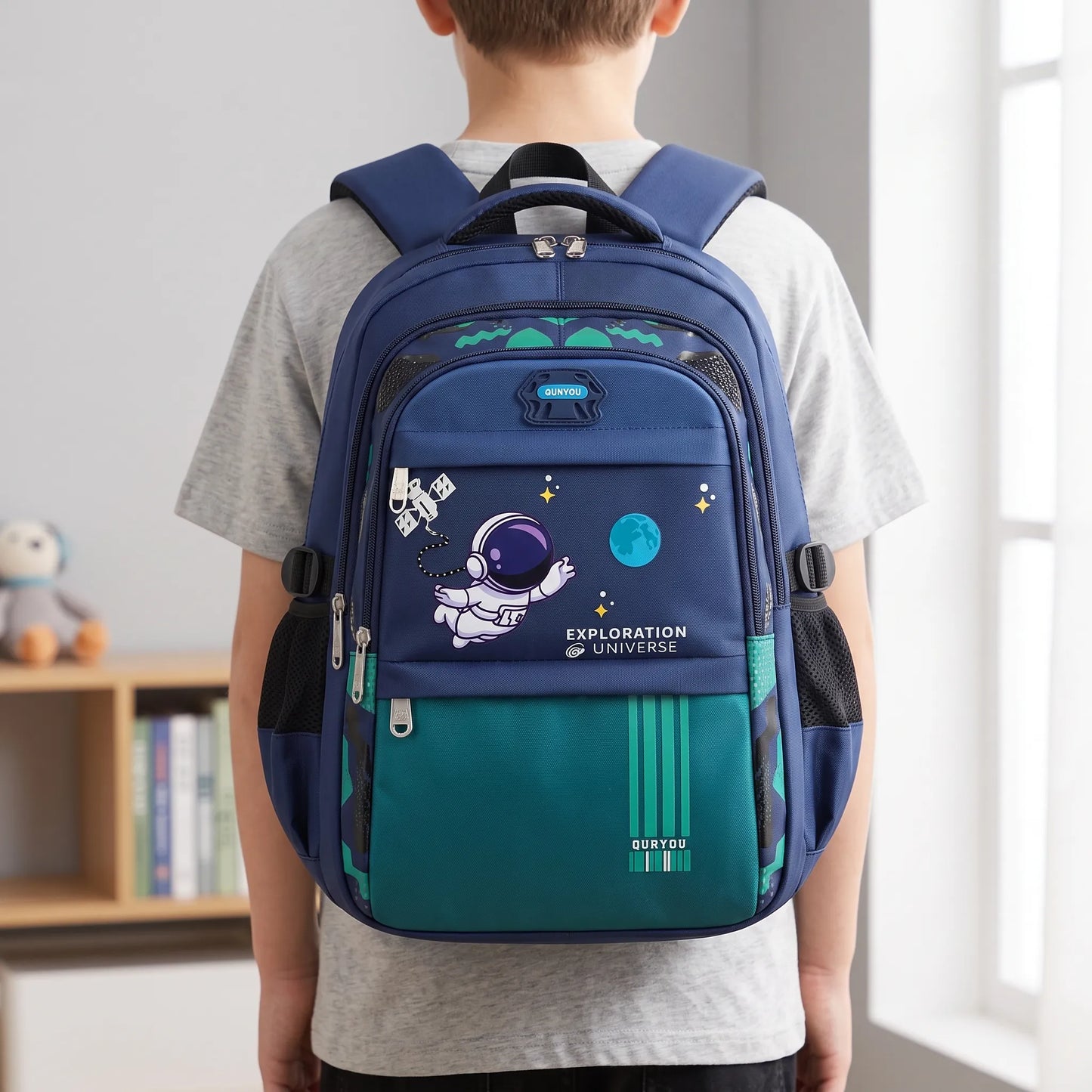 Kinderrucksack Mit Vielen Fächern Für Den Alltag - AstroPack