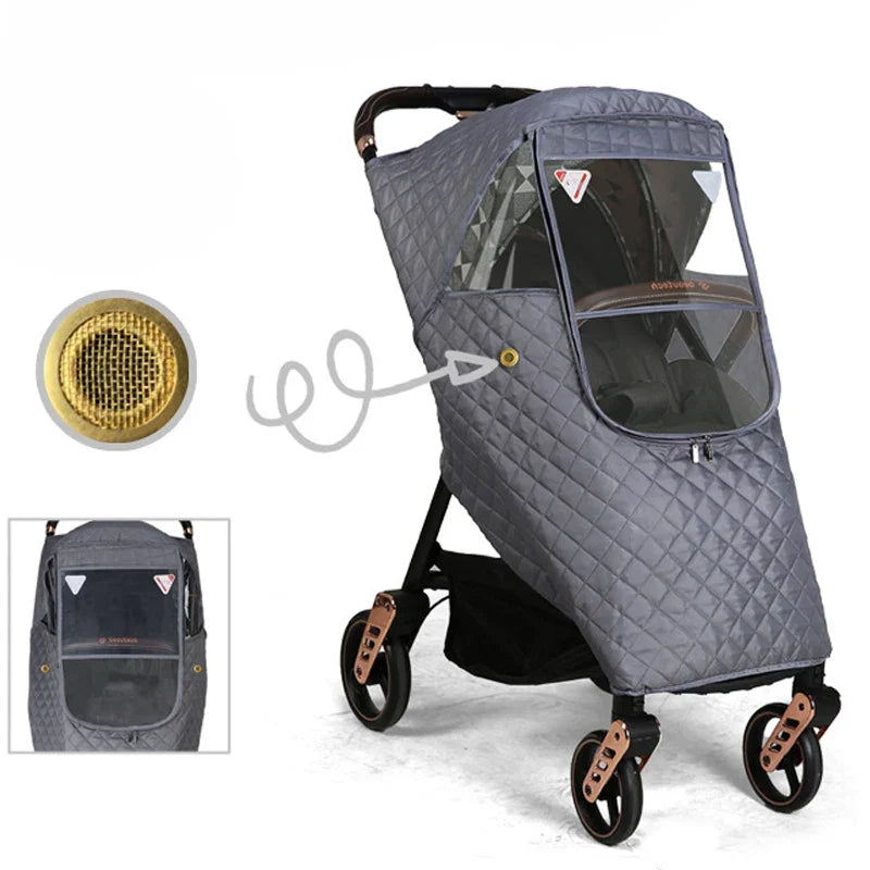Winter-Wetterschutz-Set für Kinderwagen – 1+1 GRATIS Aktion