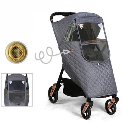 Winter-Wetterschutz-Set für Kinderwagen – 1+1 GRATIS Aktion