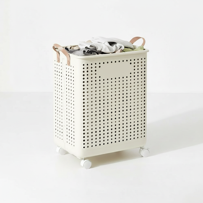 Klappbarer Rollen Wäschekorb - LaundryGlide