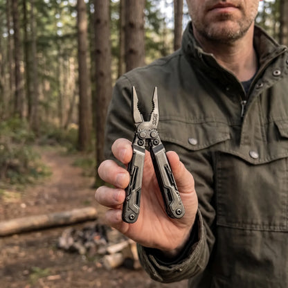 Klappbares Multitool Mit 18 Funktionen Und Zange -  Fieldcore