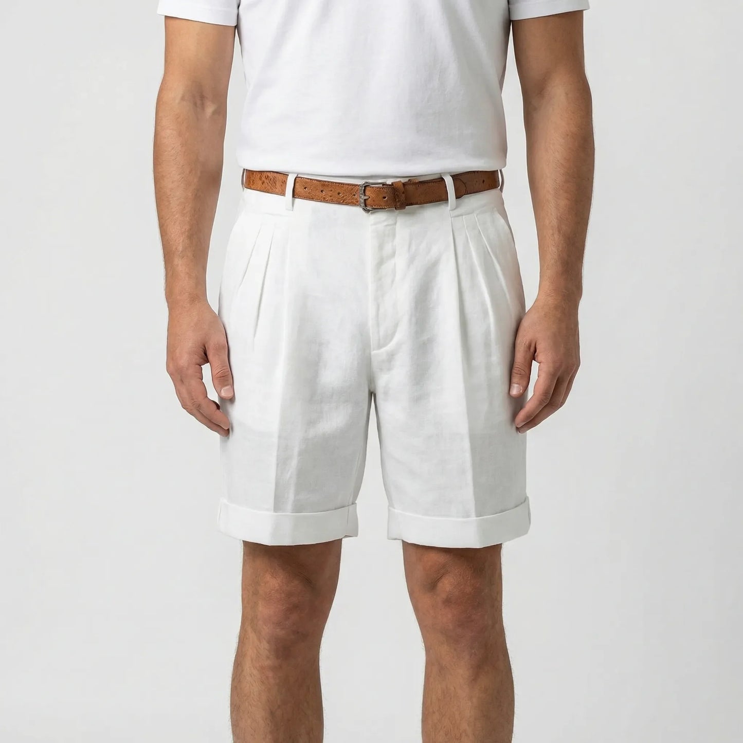 Klassische Herrenshorts Mit Bundfalten - Erick