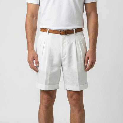 Klassische Herrenshorts Mit Bundfalten - Erick