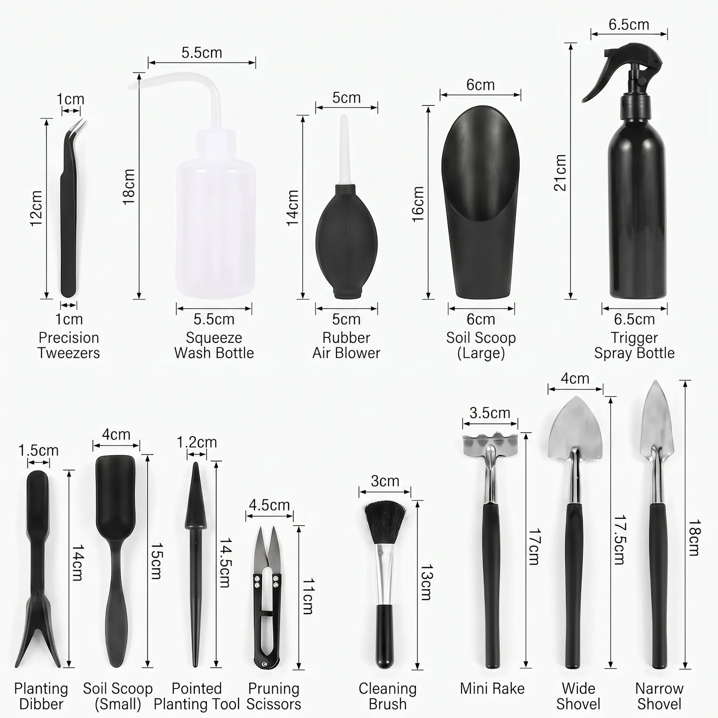 Kleines Gartengeräte-Set Für Den Innenbereich - Bonsura