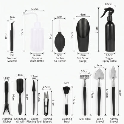 Kleines Gartengeräte-Set Für Den Innenbereich - Bonsura