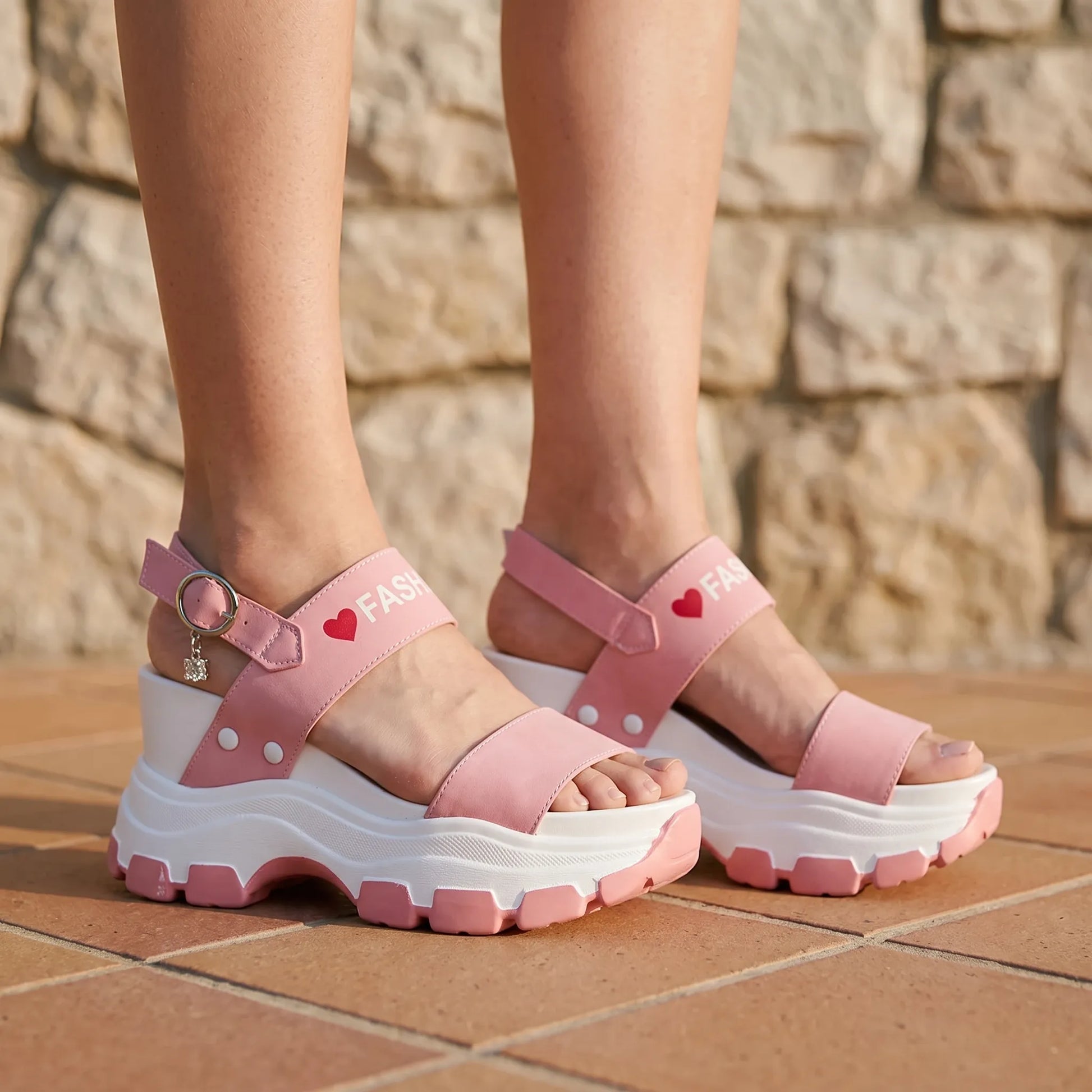 Klobige Plateau-Sandalen - Wendy