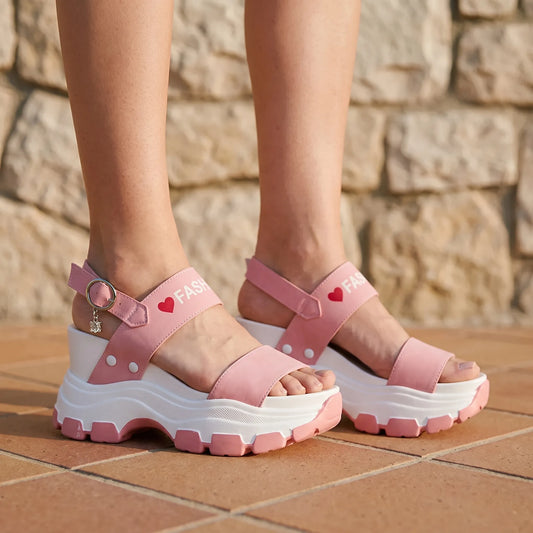 Klobige Plateau-Sandalen - Wendy