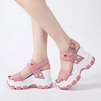 Klobige Plateau-Sandalen - Wendy