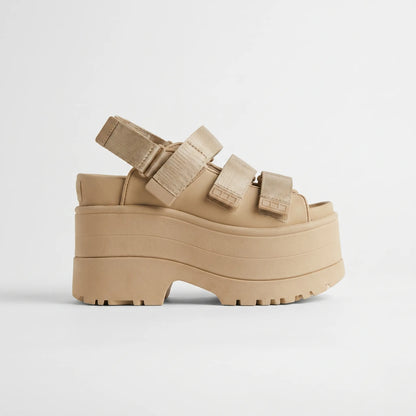 Klobige Retro-Plateausandalen - Ruby