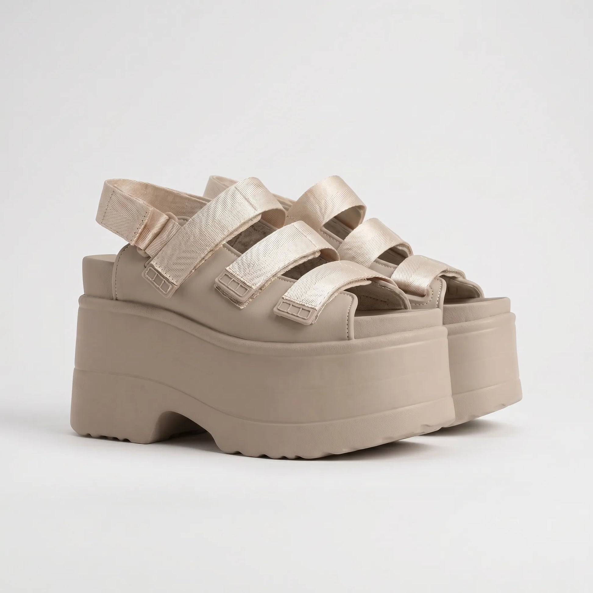 Klobige Retro-Plateausandalen - Ruby