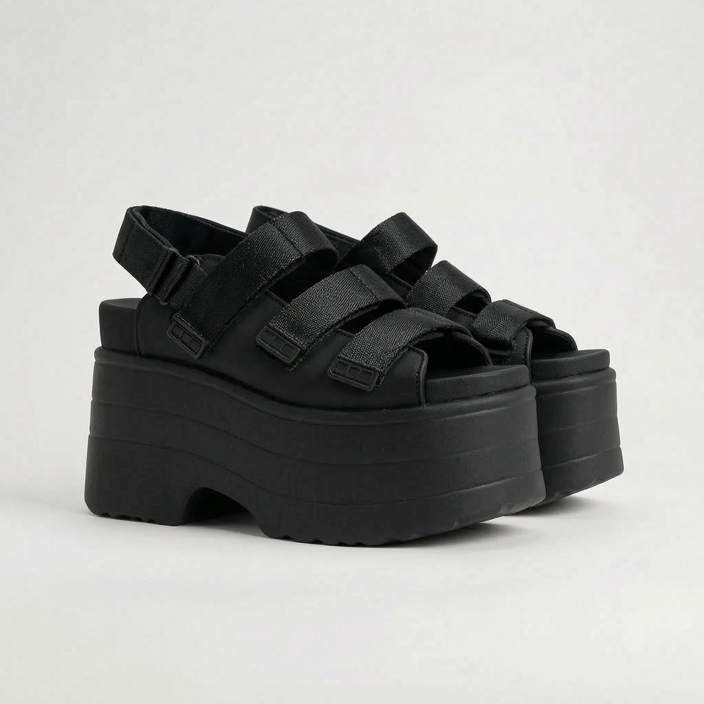 Klobige Retro-Plateausandalen - Ruby