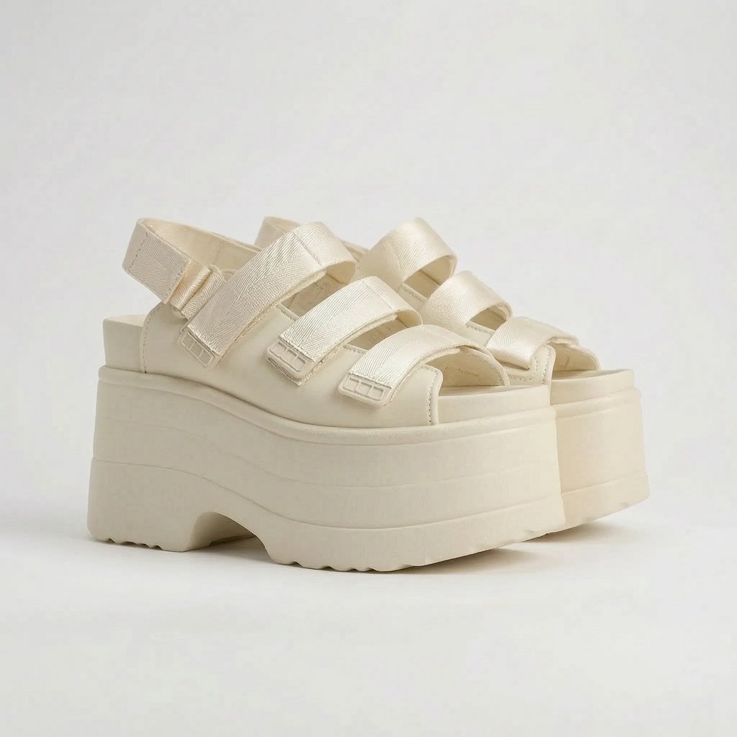 Klobige Retro-Plateausandalen - Ruby
