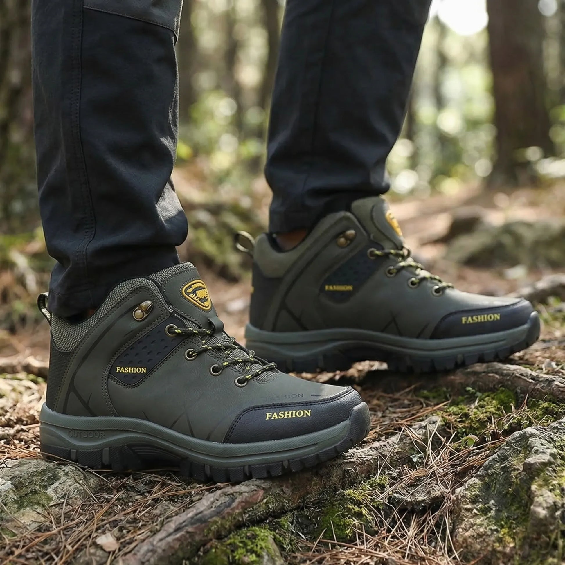 Knöchelhoher Wanderschuh Im Retro-Stil -  Terraxen