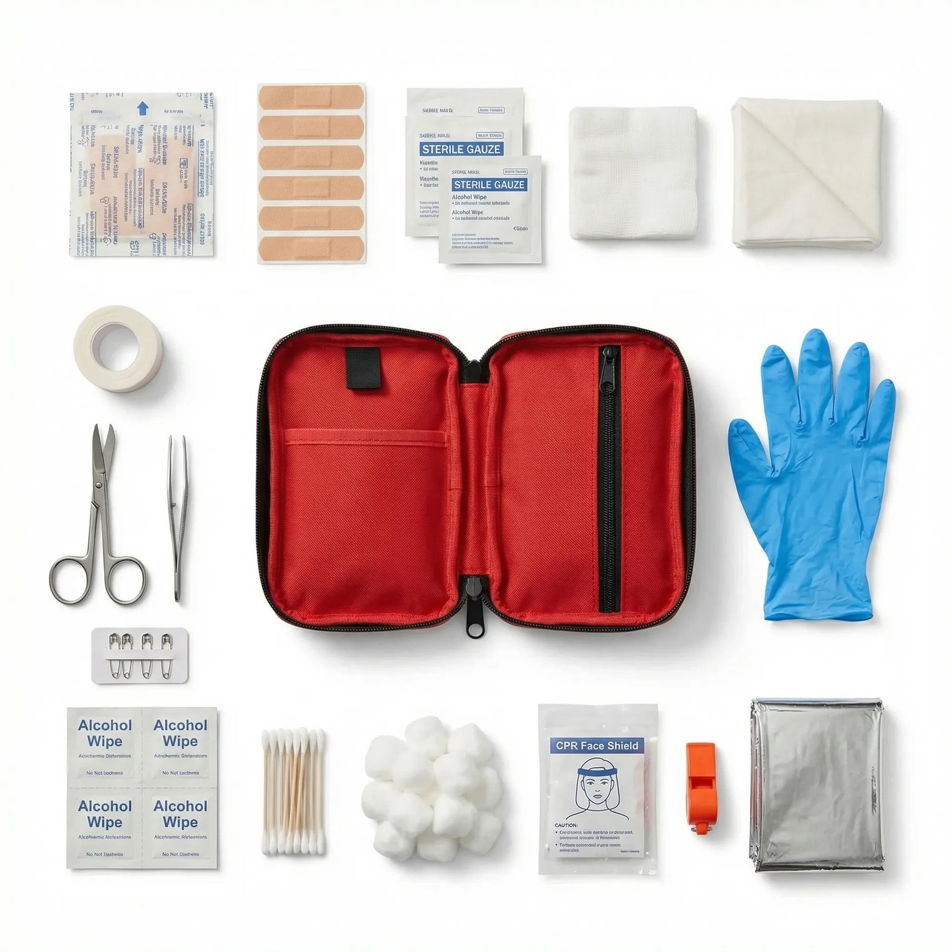 Kompakte 110-Teilige Erste-Hilfe-Tasche -  Rendykit