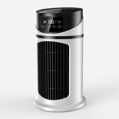 Kompakter Tischventilator Mit Integrierter Wasserkühlung - Breezify