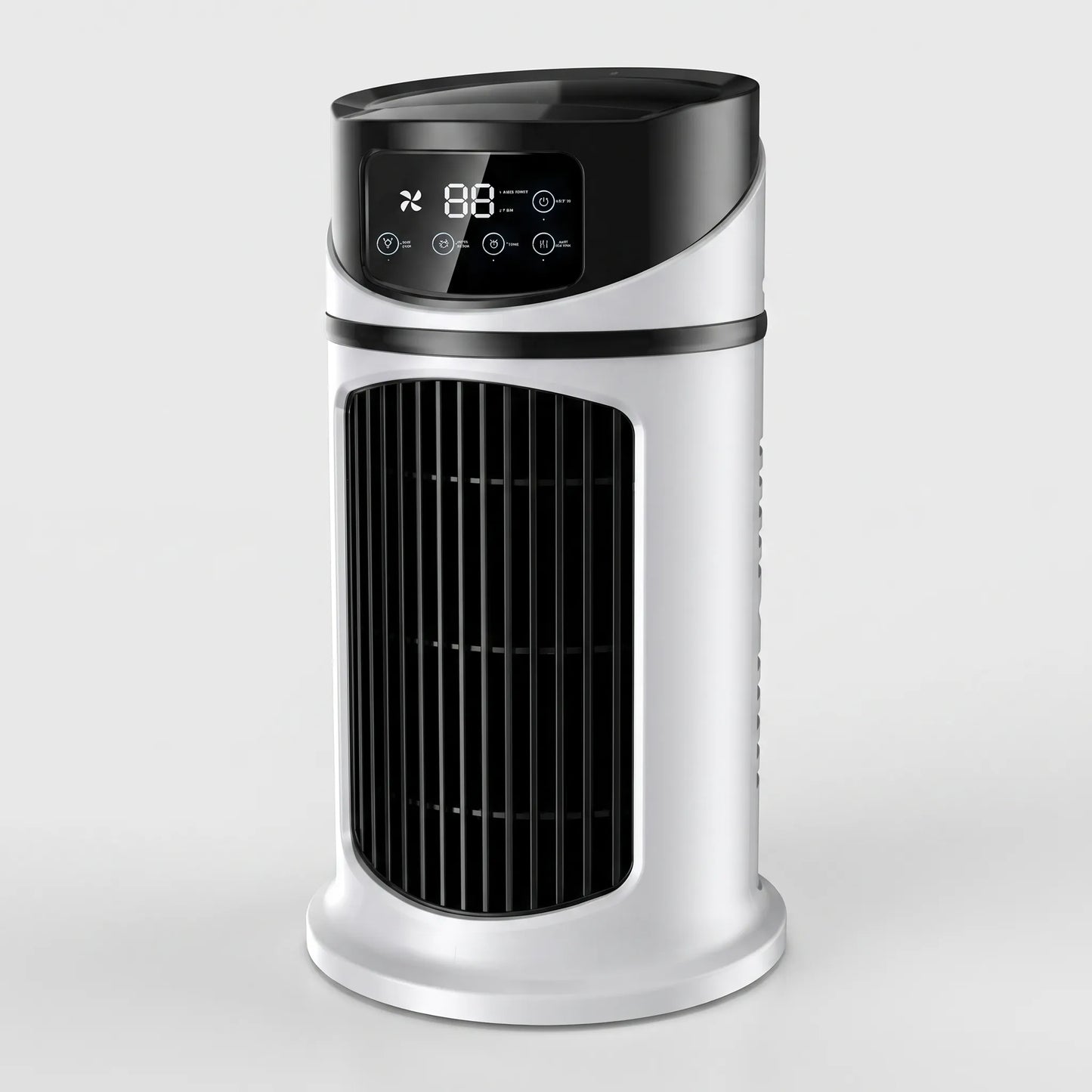 Kompakter Tischventilator Mit Integrierter Wasserkühlung - Breezify