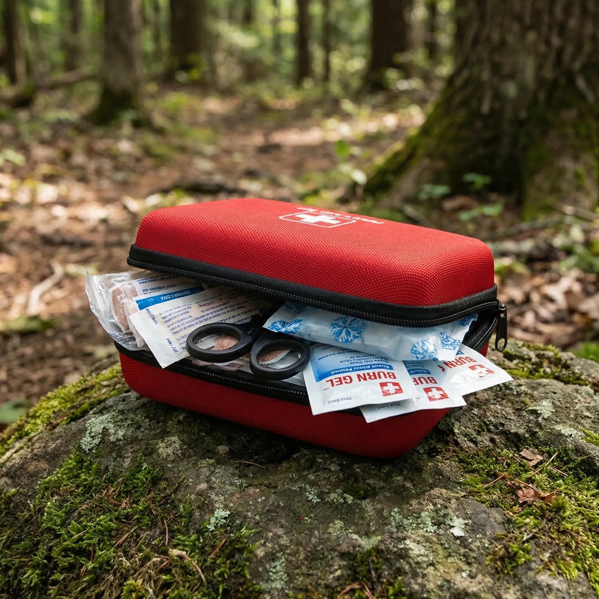 Kompaktes Erste-Hilfe-Set In Wasserabweisender Hülle -  Aidsafe