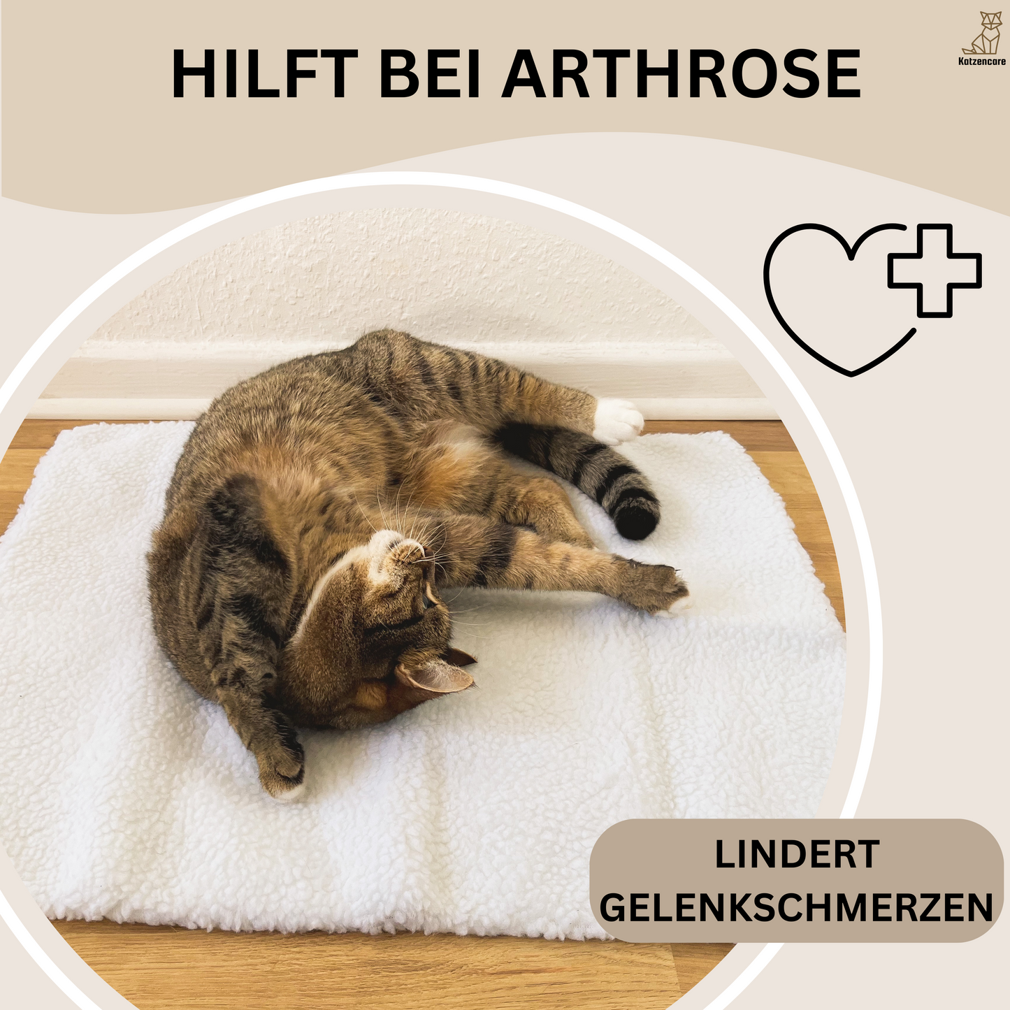 Selbstwärmende Katzenmatte – WarmPurr™