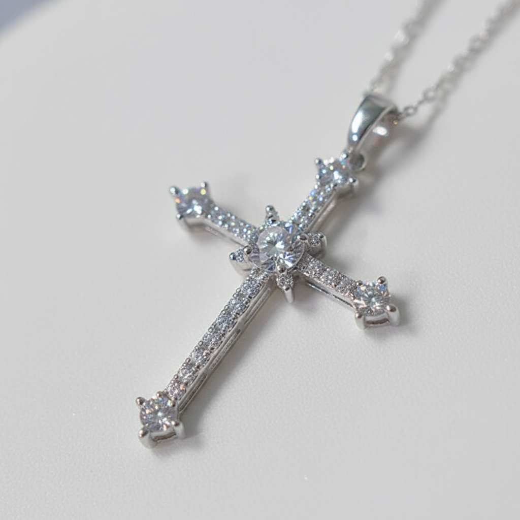 Kreuzanhänger Aus Zirkon - ShimmerCross