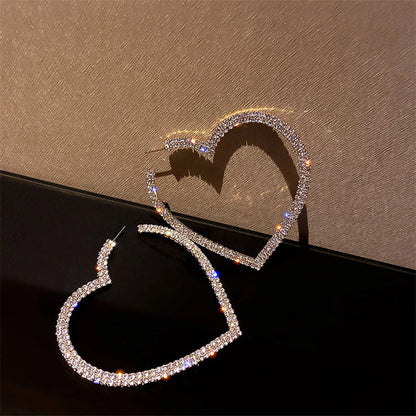 Kristallohrringe In Herzform - HeartSparkle