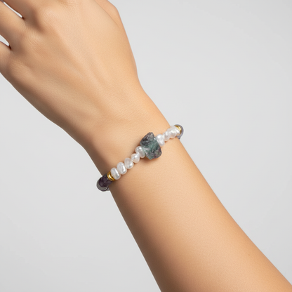 Kristallperlen-Armband - CrystalElegance
