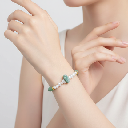Kristallperlen-Armband - CrystalElegance