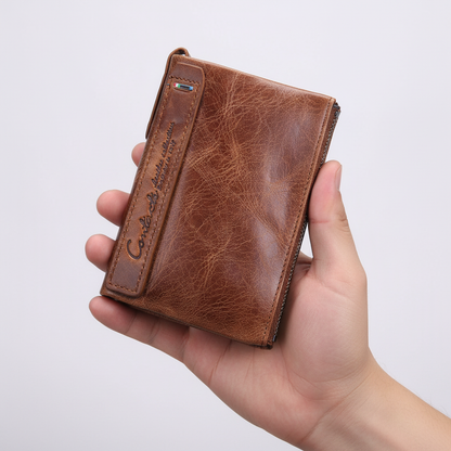 Krótki Portfel Skórzany - StylishWallet
