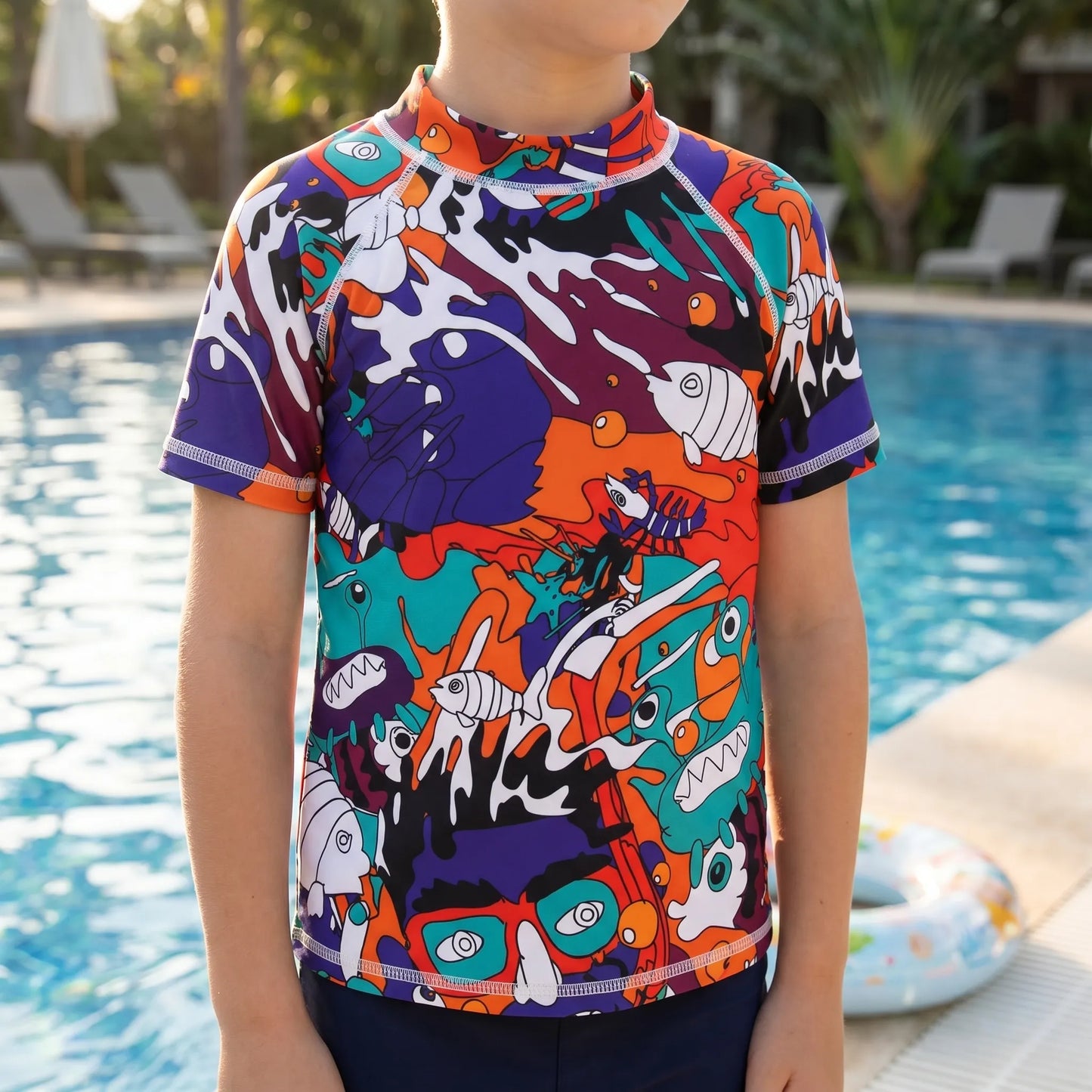 Kurzarm-Rashguard - Reefon