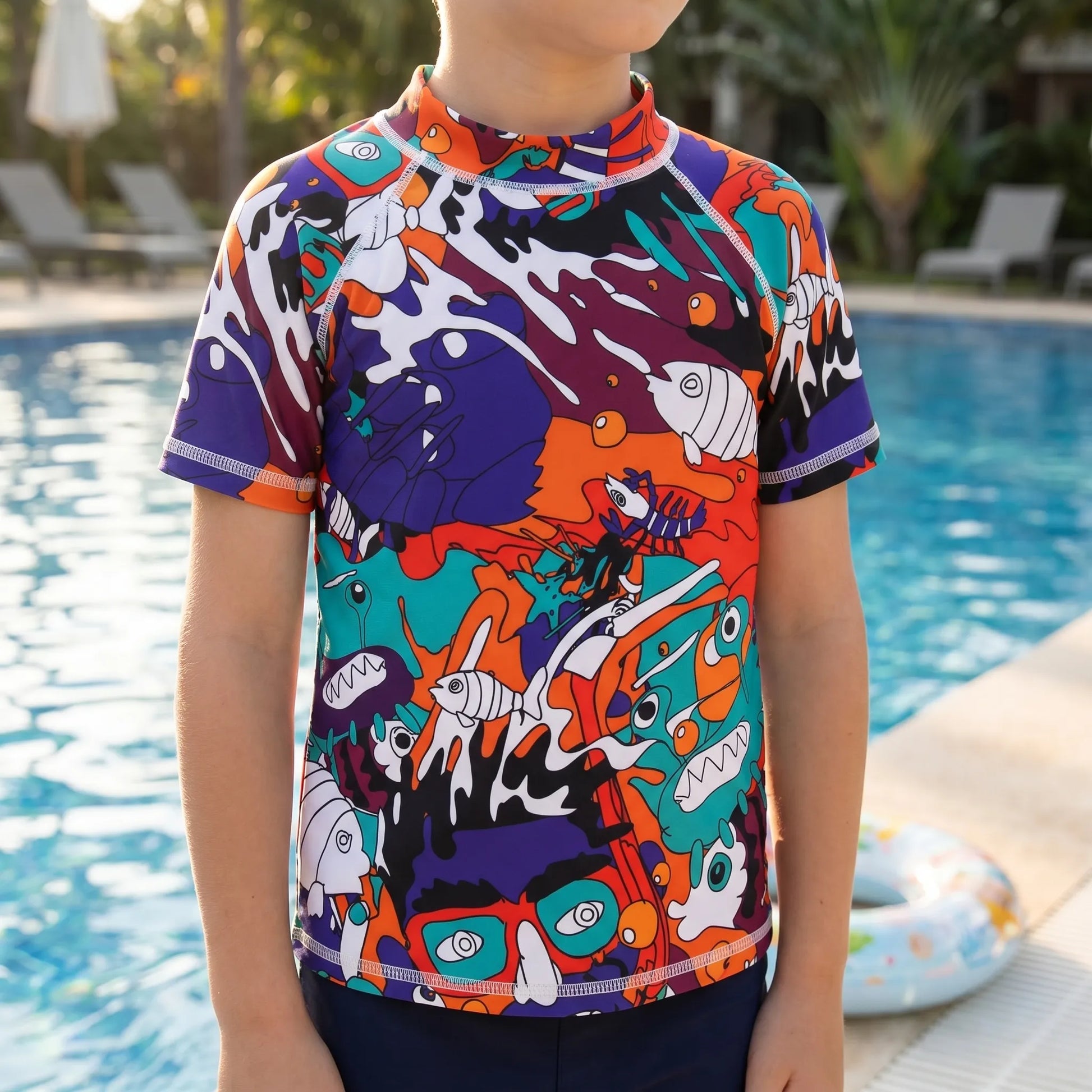 Kurzarm-Rashguard - Reefon