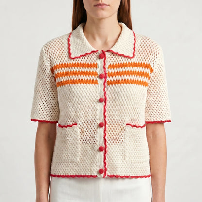 Kurzarm-Strickjacke - Penny