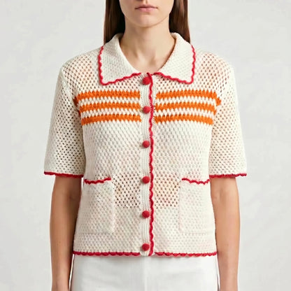 Kurzarm-Strickjacke - Penny