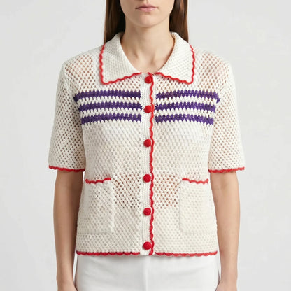 Kurzarm-Strickjacke - Penny