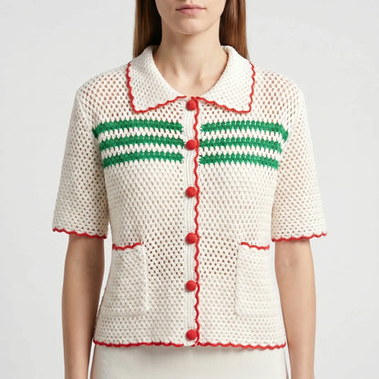 Kurzarm-Strickjacke - Penny