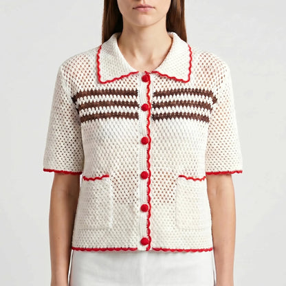 Kurzarm-Strickjacke - Penny