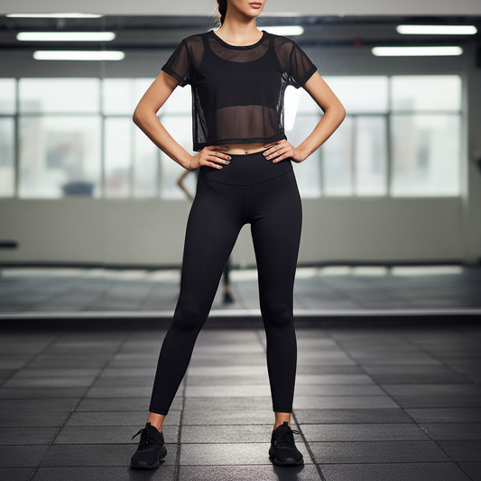 Kurzärmeliges Mesh Trainingsshirt - VentriMove 