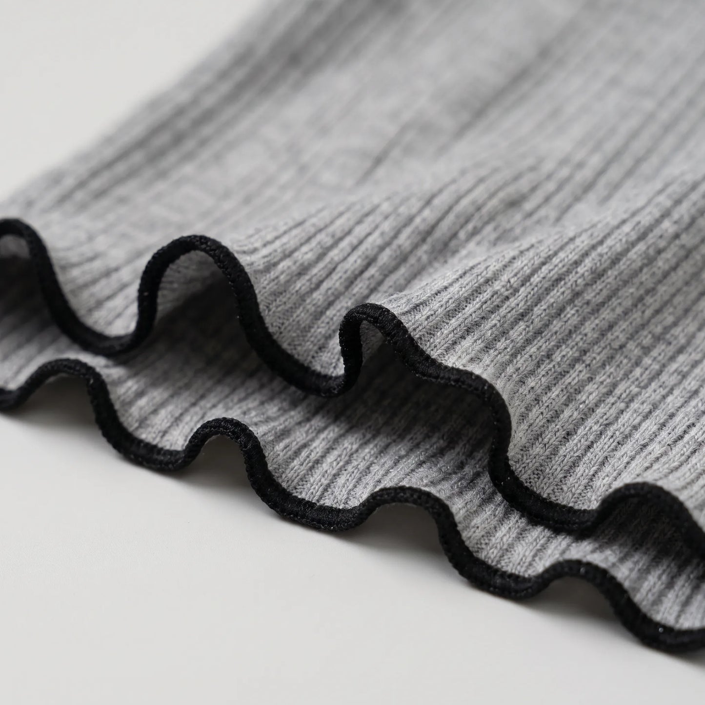 Kurzärmliges Mädchenshirt In Rippoptik - Ribbony