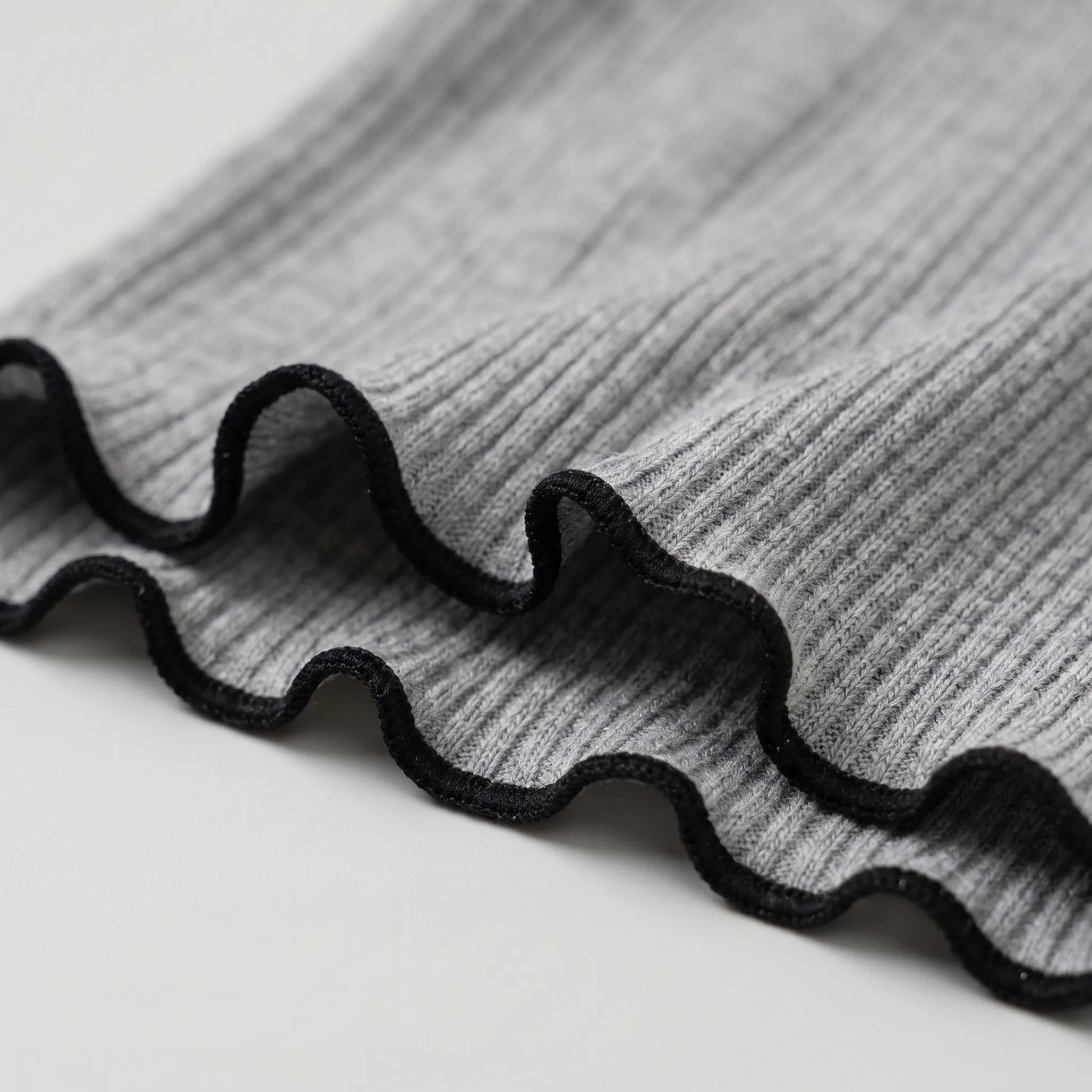 Kurzärmliges Mädchenshirt In Rippoptik - Ribbony