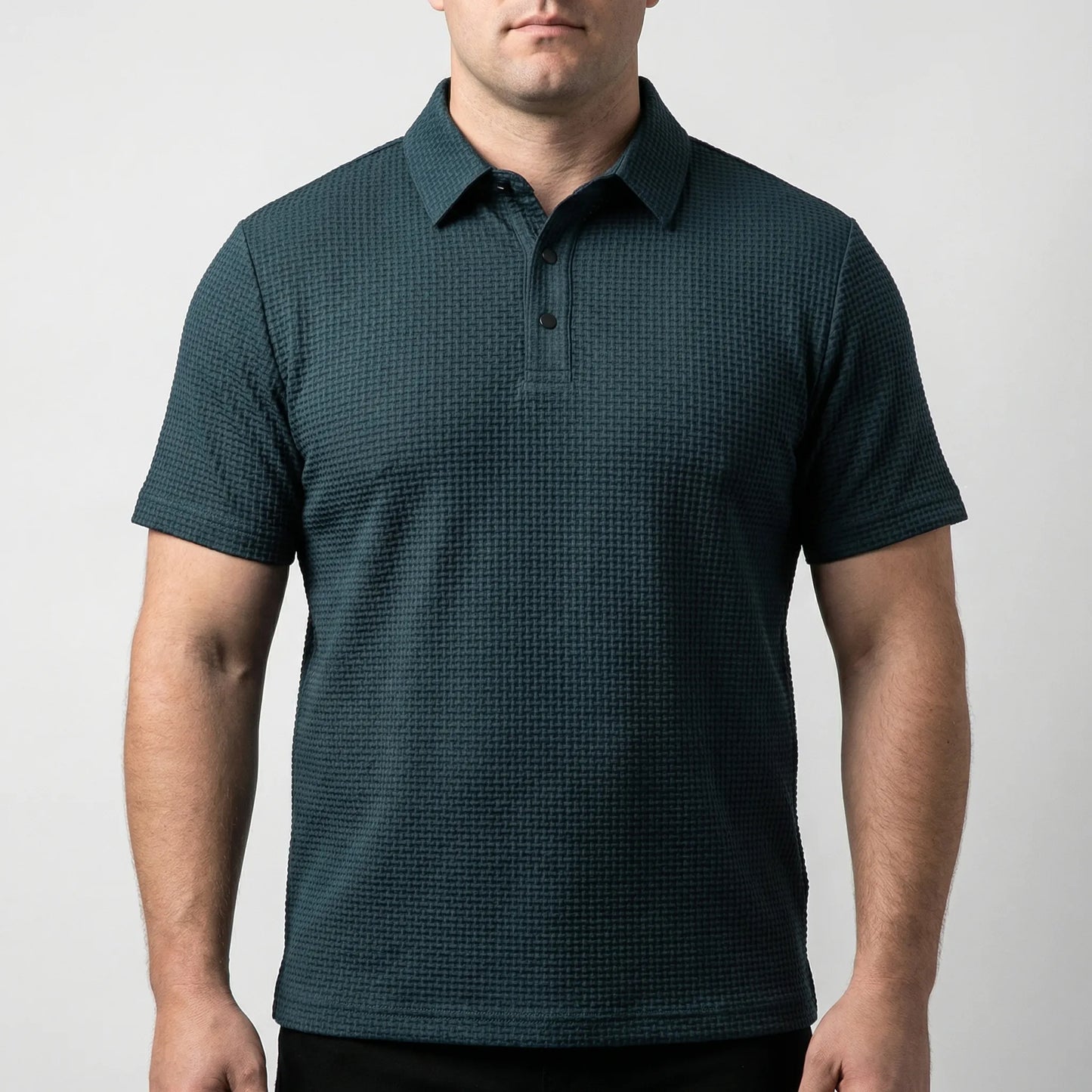 Kurzärmliges Polo Shirt Mit Struktur - Emanuel
