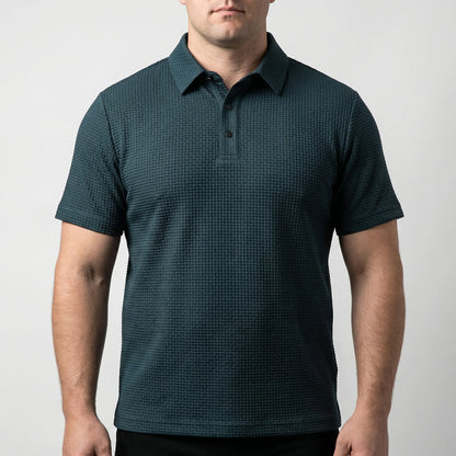 Kurzärmliges Polo Shirt Mit Struktur - Emanuel