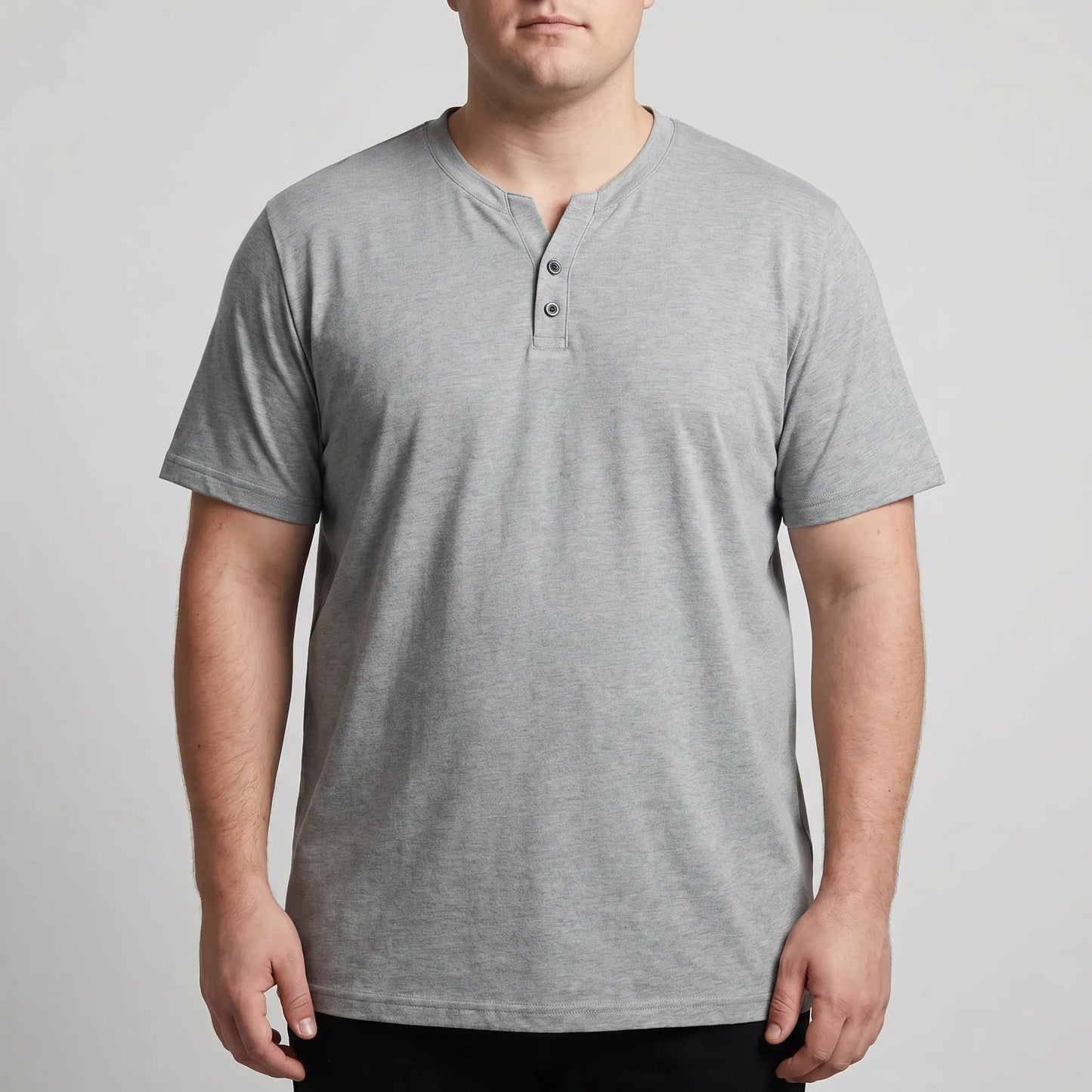 Kurzärmliges T-Shirt Mit 3-Knopf-Leiste - Lewis