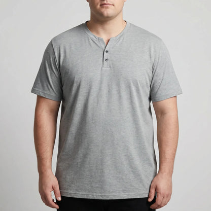 Kurzärmliges T-Shirt Mit 3-Knopf-Leiste - Lewis