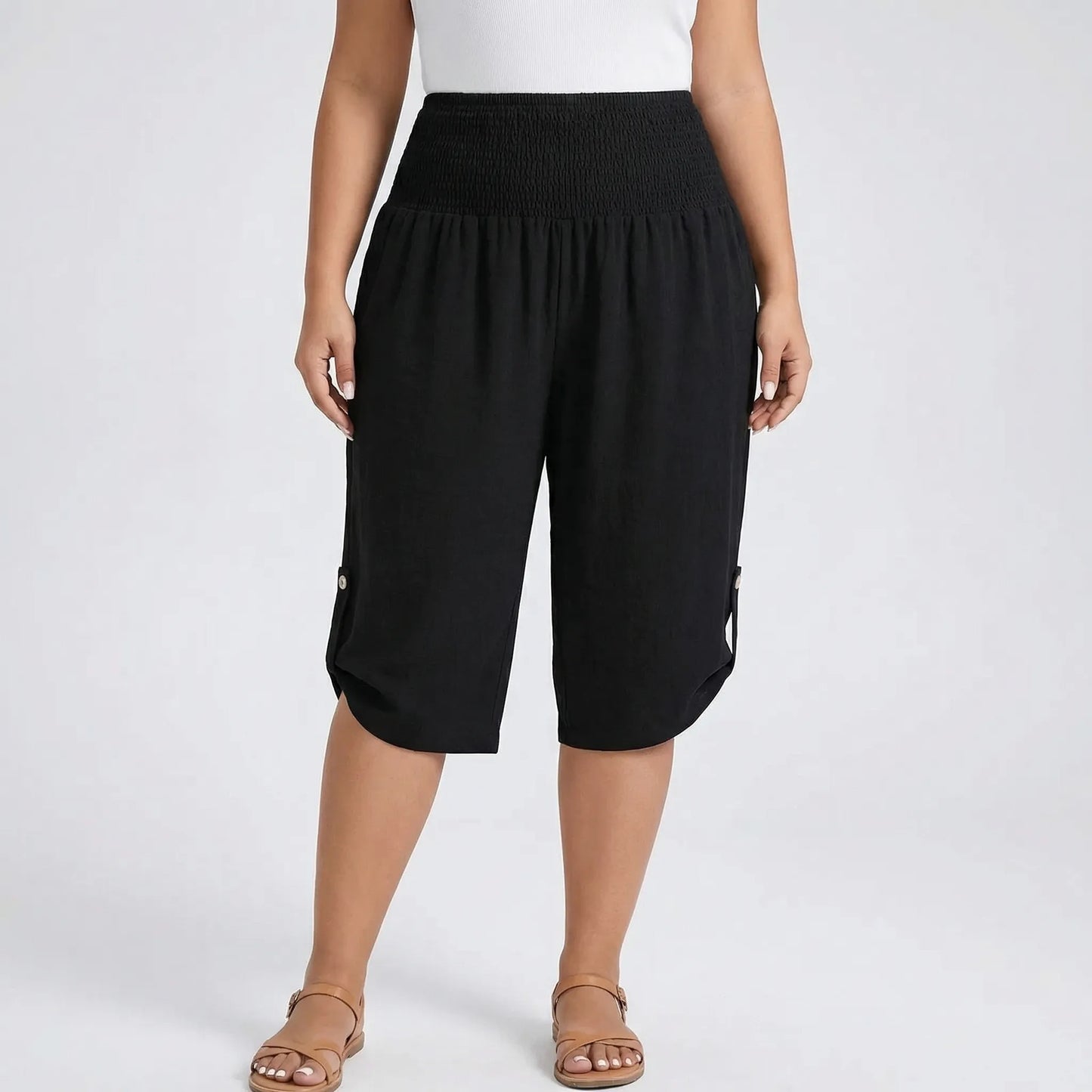 Kurze Damenhose In Großen Größen - Gladys